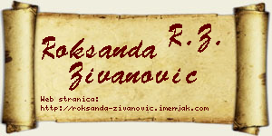 Roksanda Živanović vizit kartica
